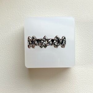 Silver star Ring